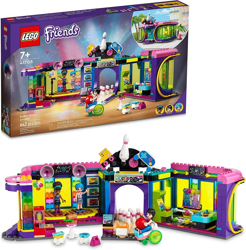 Lego Friends Fliperama com Discoteca Giratório 41708 - Brinquedos